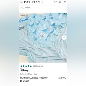 Posh Peanut Frozen Elsa Foil Luxette Patoo